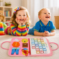 Educational Toys Montessori Busy Board Toddlers