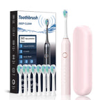 Electric Toothbrush Sonic Cleaning Rechargeable Travel Set