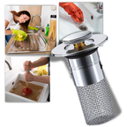 Retractable sink stopper to prevent odors