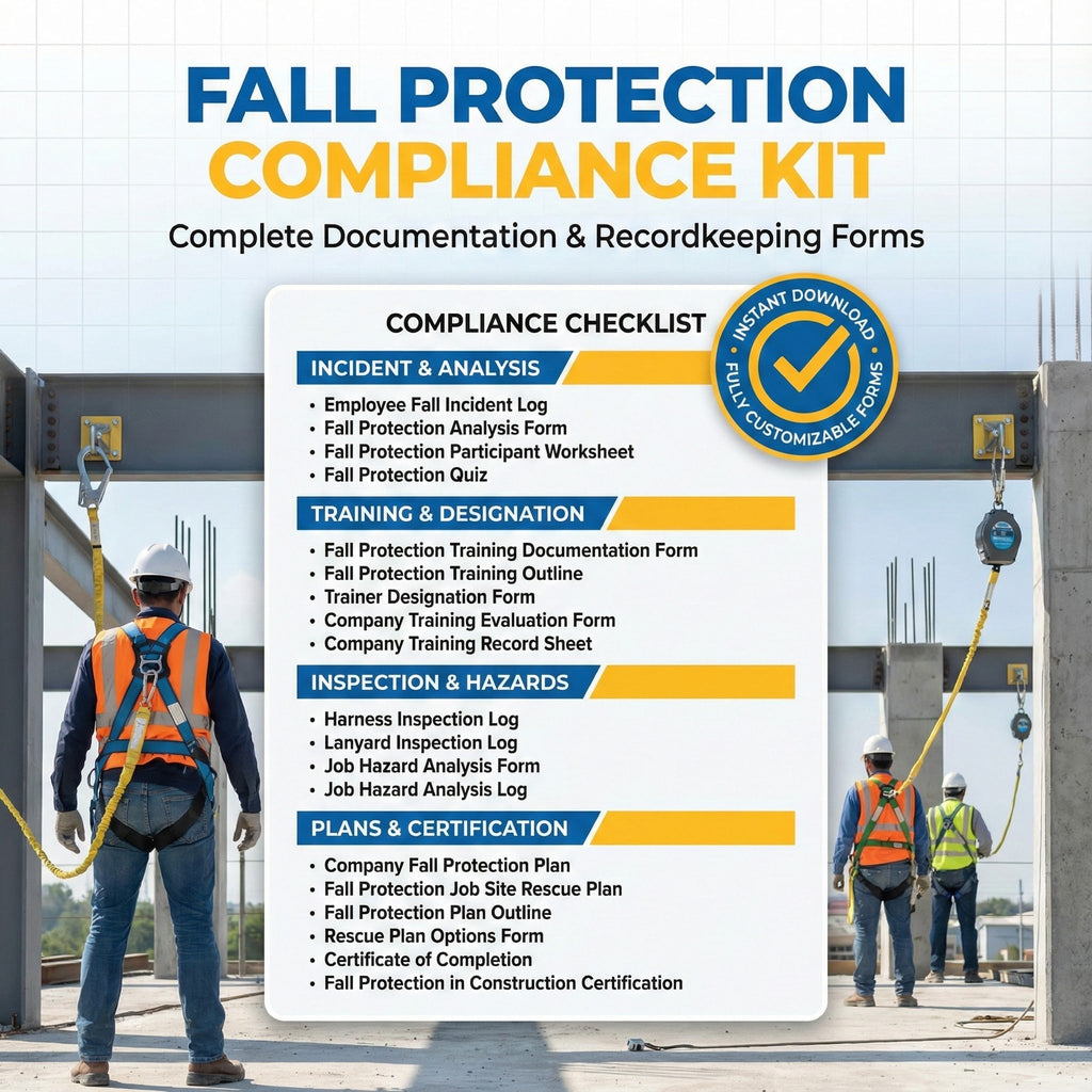 Fall Protection Safety Training Video Compliance Kit