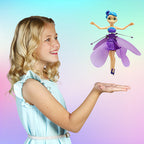 Flying Fairy Princess Toy LED Lights Hand Sensor Kids