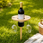 Foldable Wine Table Portable Picnic Outdoor Use