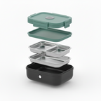 Electric Lunch Box Portable Heated Food Container Stainless Steel