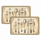 Bibb Home 1-2 Pack Anti Fatigue Cushioned Kitchen Mats