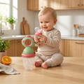 Baby Fruit Feeder with Silicone Teether