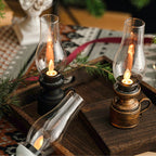 Led Vintage Kerosene Lamp, Electronic Swinging Candle
