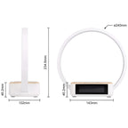 3-in-1 Table Lamp – Wireless Charging, Alarm Clock & Touch Control