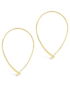 Delicate Threader Hoop Earrings