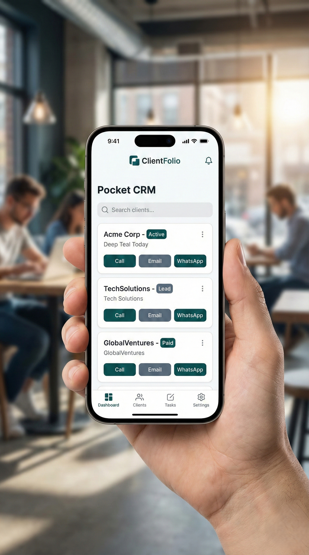 Client Folio | "Pocket CRM App" for Pros (Price Doubled Due to Demand)