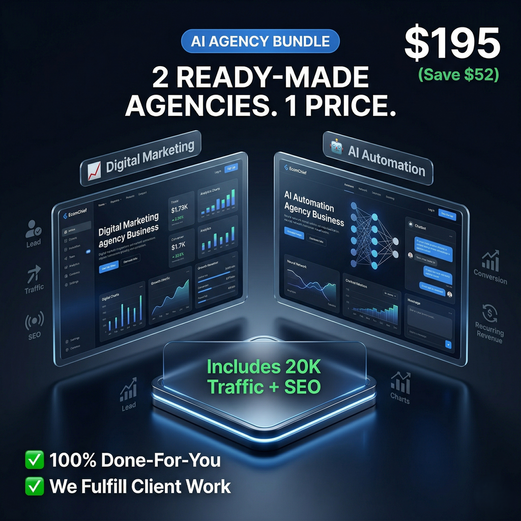 Buy Premium Agency Bundle (Price Doubled Due to Demand)