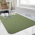 Quick-Dry Kitchen Dish Mat