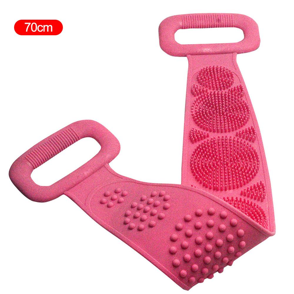 Long silicone bath brush