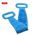Long silicone bath brush