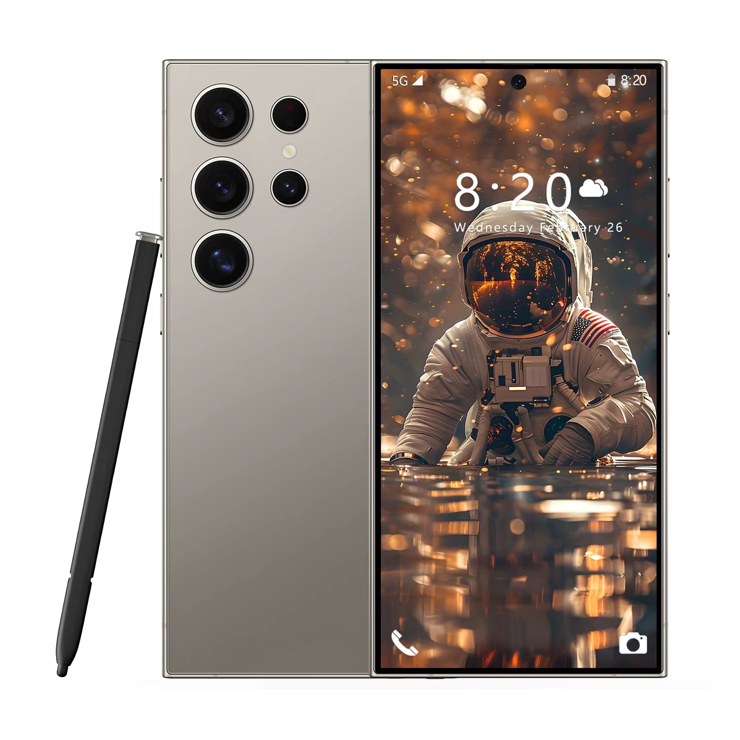 7.3 inch HD LCD Android Smartphone 5G 16GB/1TB