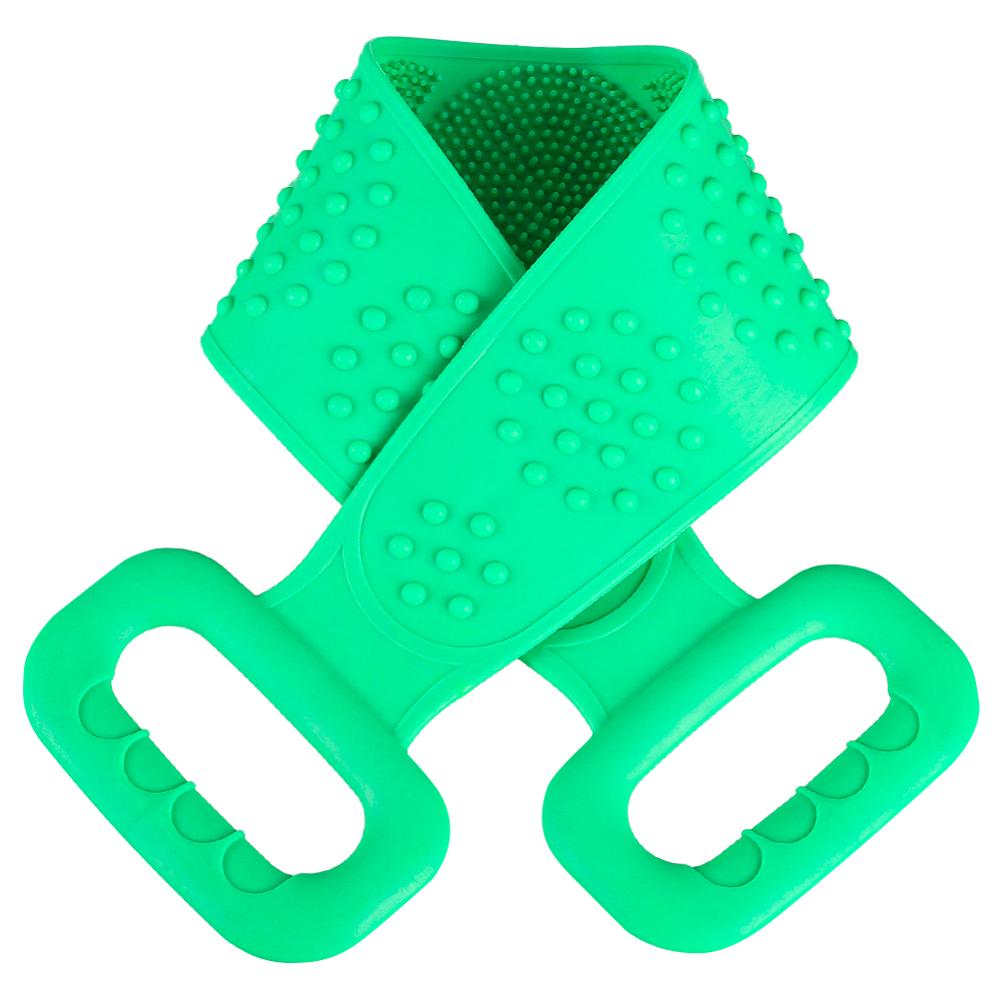 Long silicone bath brush