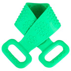 Long silicone bath brush