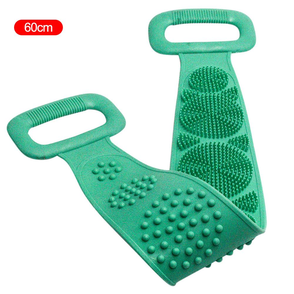 Long silicone bath brush