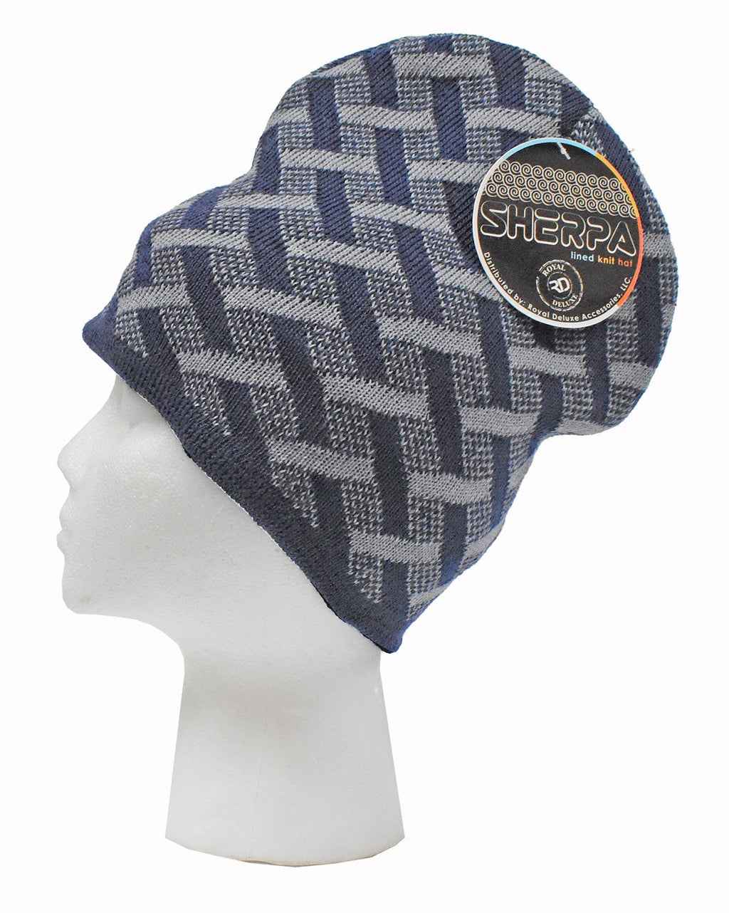 4-Pack Men's Criss-Cross Sherpa Winter Hat