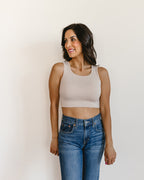 Classic Wide Strap Tank Halftee