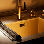 Rolling Over-Sink Dish Drying Rack