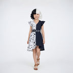 Halloween Costume Dalmatian Dress Cape Cosplay Outfit