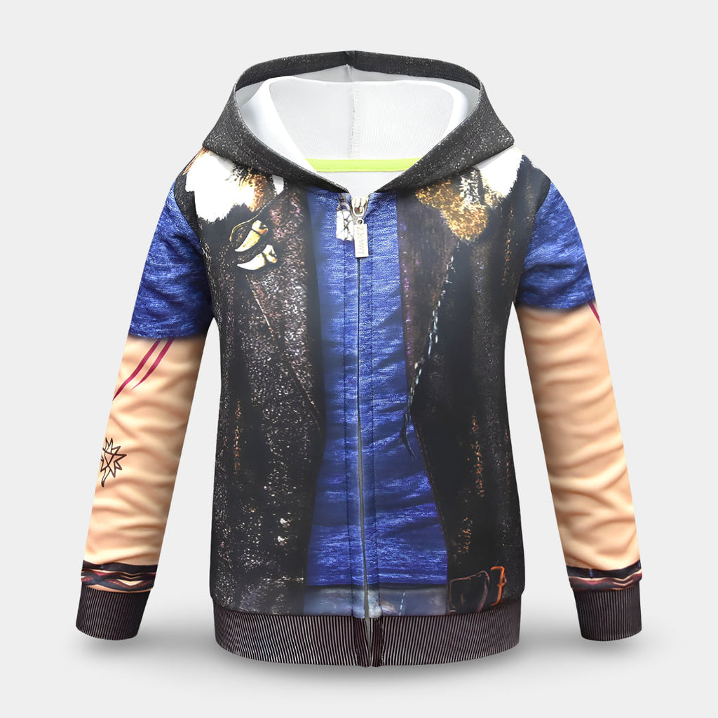 Halloween Costume Kids Zombie Jumpsuit Party Outfit