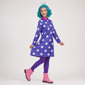 Halloween Costume Polka Dot Dress Wig Cosplay Outfit