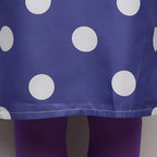 Halloween Costume Polka Dot Dress Wig Cosplay Outfit