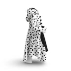 Halloween Costume Spotted Dress Cape Cosplay Outfit