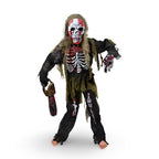 Halloween Costumes Skeleton Zombie Mask Outfit Set