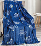 Hanukkah Holiday 50 X 60 Throw Blanket