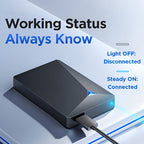 Hard Drive Portable External USB Storage Device Slim Design