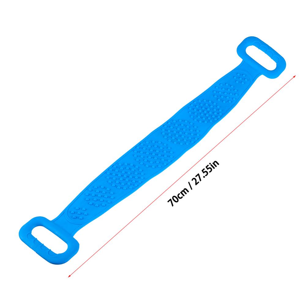 Long silicone bath brush