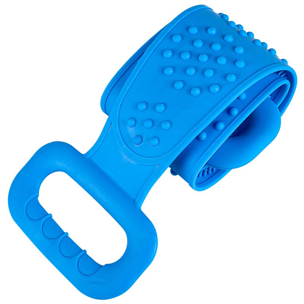 Long silicone bath brush