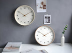 Nordic Wall Clock | Minimalist Wood Frame Design