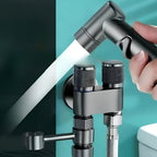 Revolutionary toilet shower faucet