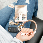 Key Ring Wallet Bracelet