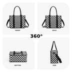 Dallas Checkered Tote