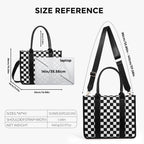 Dallas Checkered Tote