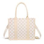 Dallas Checkered Tote