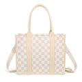 Dallas Checkered Tote