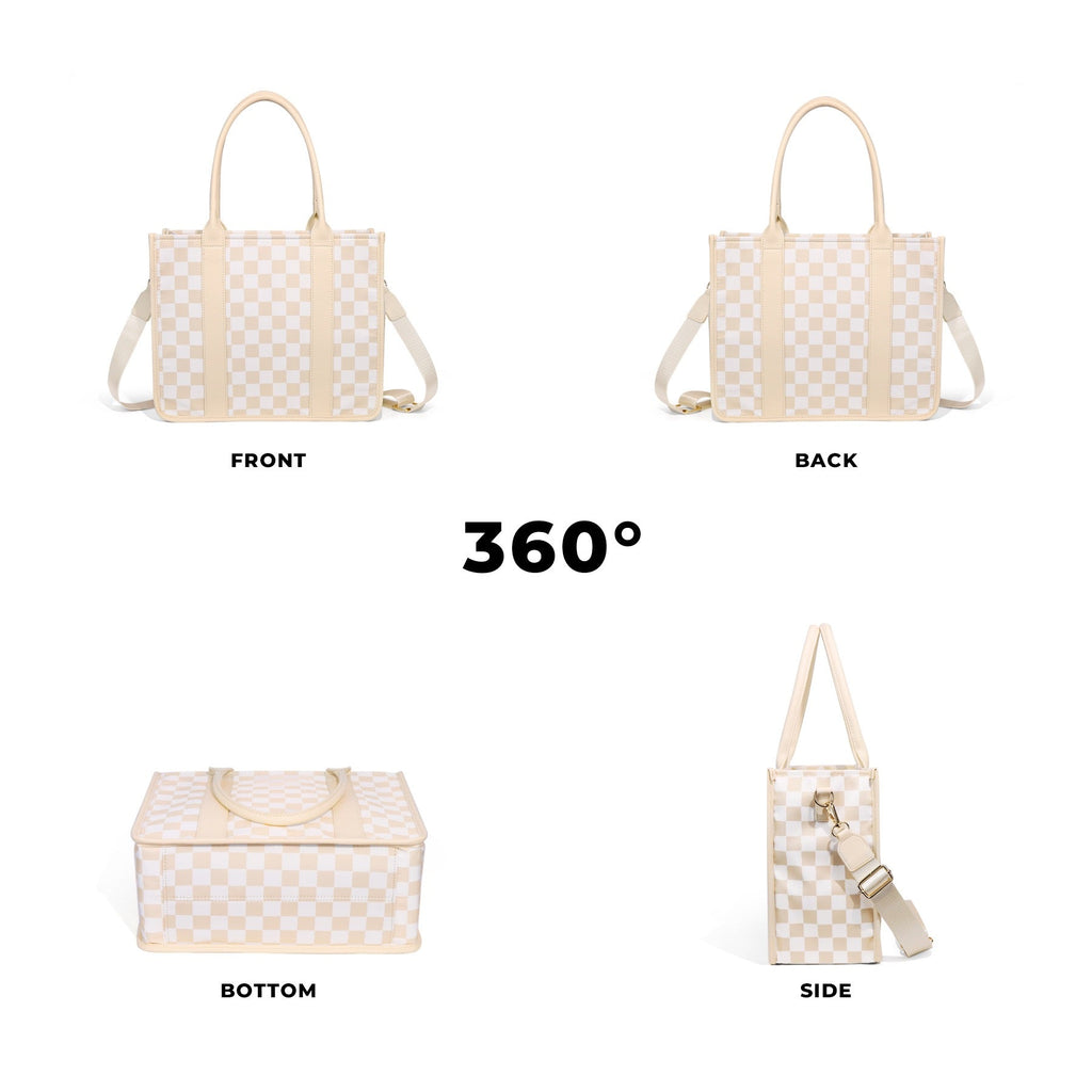 Dallas Checkered Tote
