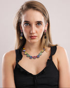 Handcrafted Terracotta Necklace & Statement Earrings | Timeless Earthy Elegance