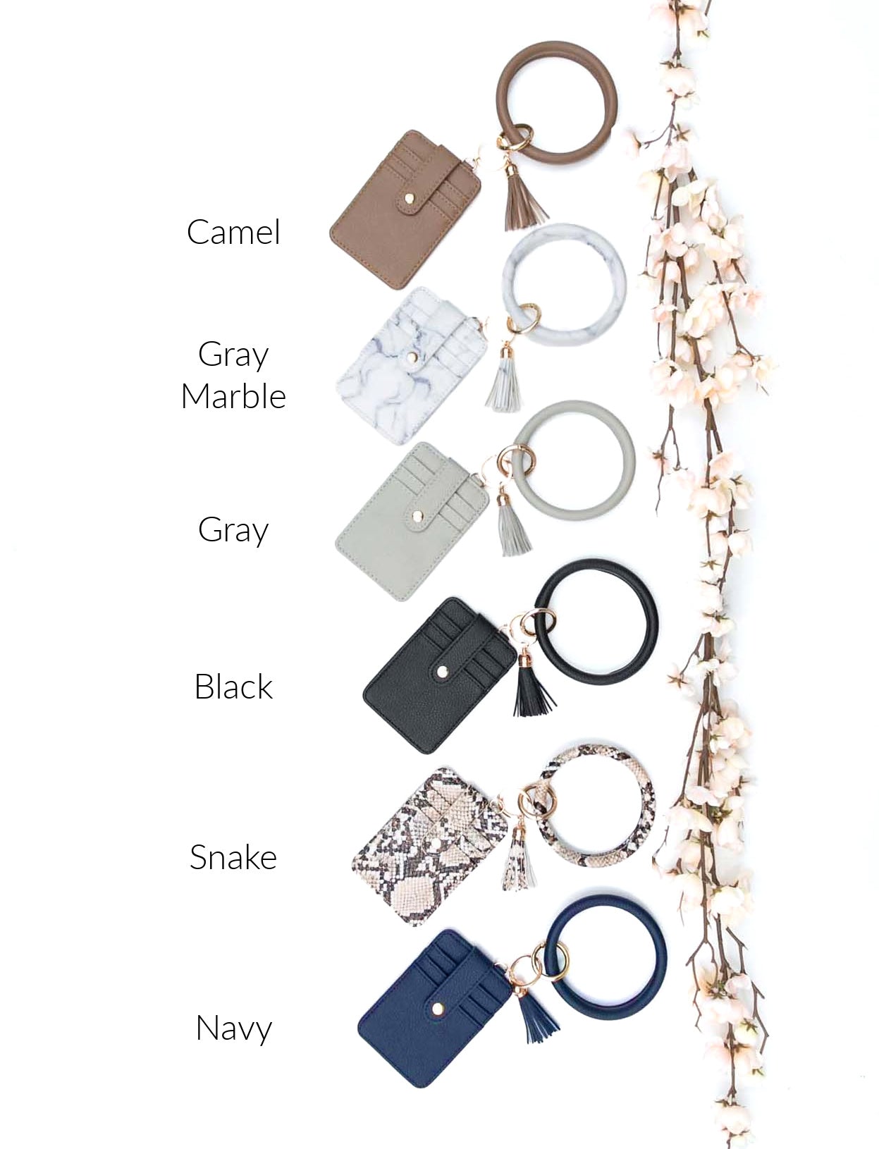 Key Ring Wallet Bracelet
