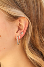 Micro Crystal Hoop