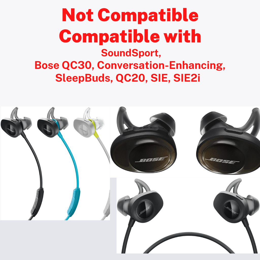 Replacement Ear Buds Tips for Bose QuietComfort Earbuds
