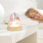 Himalayan Salt Lamp - Crystal Night Light & Essential Oil Diffuser