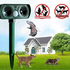 Solar-powered Ultrasonic Animal Repellent