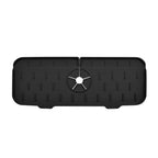 Silicone Kitchen Sink Faucet Splash Guard and Drip Catcher Tray