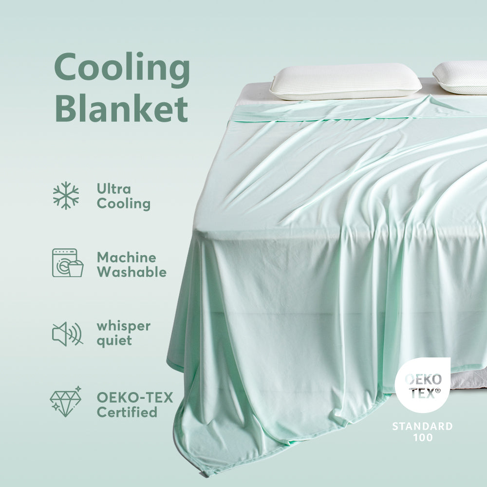 KASENTEX Summer Cooling Blanket, Silky Ultra Soft Breathable Bedding, Hypoallergenic All Season Lightweight Blankets